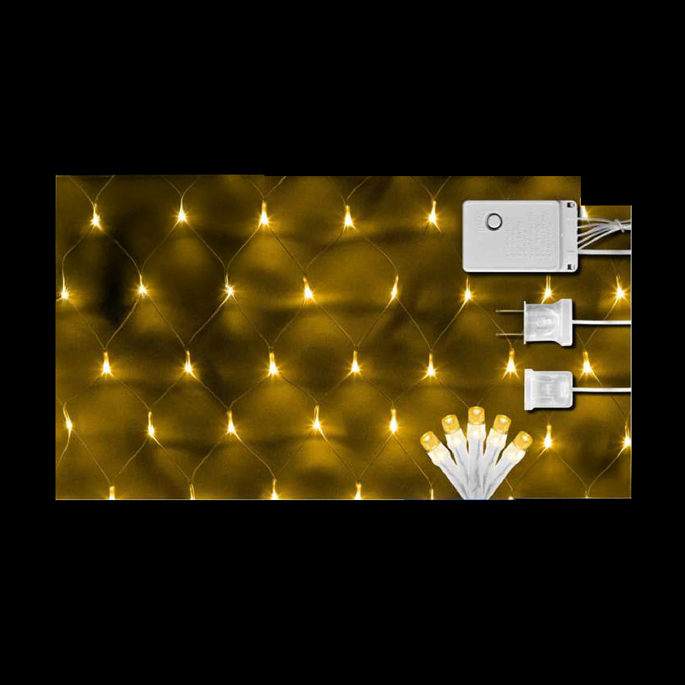 LUCES LED MAYA 8F X 288L C/T-CALIDO 2X1.8 MTS