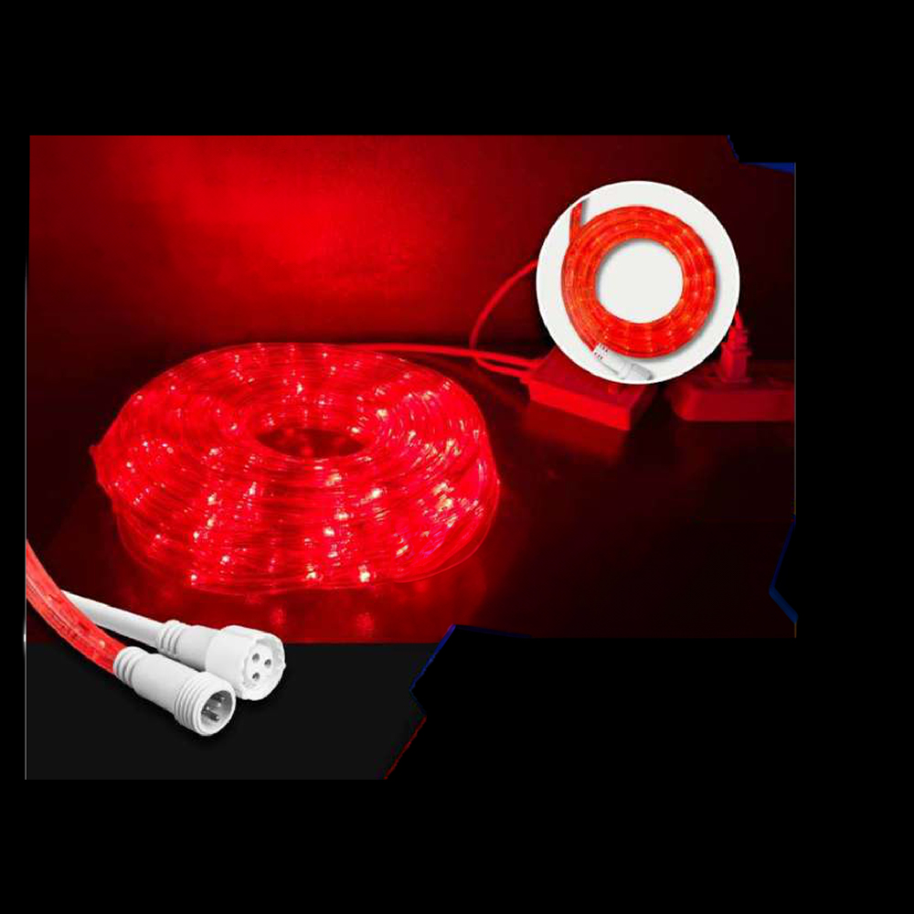 LUCES LED MANGUERA X 10MTS ROJA