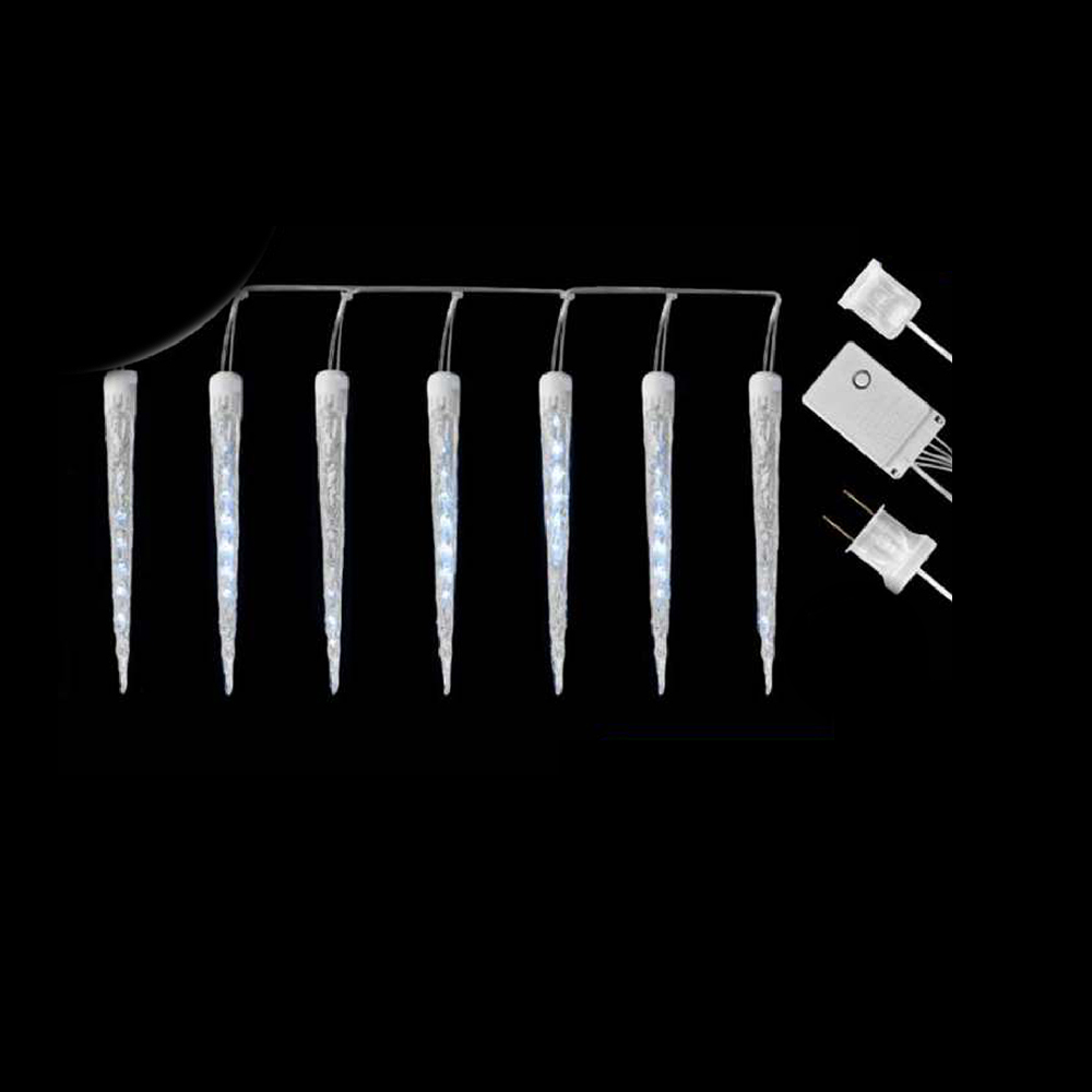 LUCES LED X 12 TUBO HIELO 30CM BLANCO 48L  (ANCHO 4 MTS) (HEMBRA)