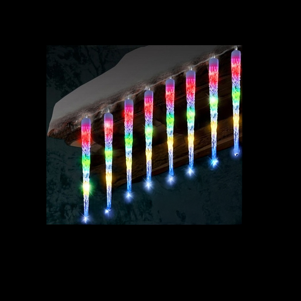 LUCES LED X 8 TUBO HIELO 45CM MULTICOLOR 64L (ANCHO 3 MTS) (HEMBRA)
