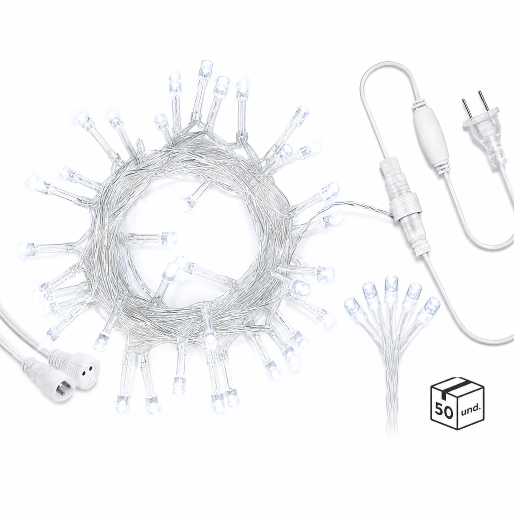 LUCES LED LINEAL FIJA X 96L C/V-AZUL 10MTS (HEMBRA) TIPO UL EXTERIOR CON FRACHE 7+3