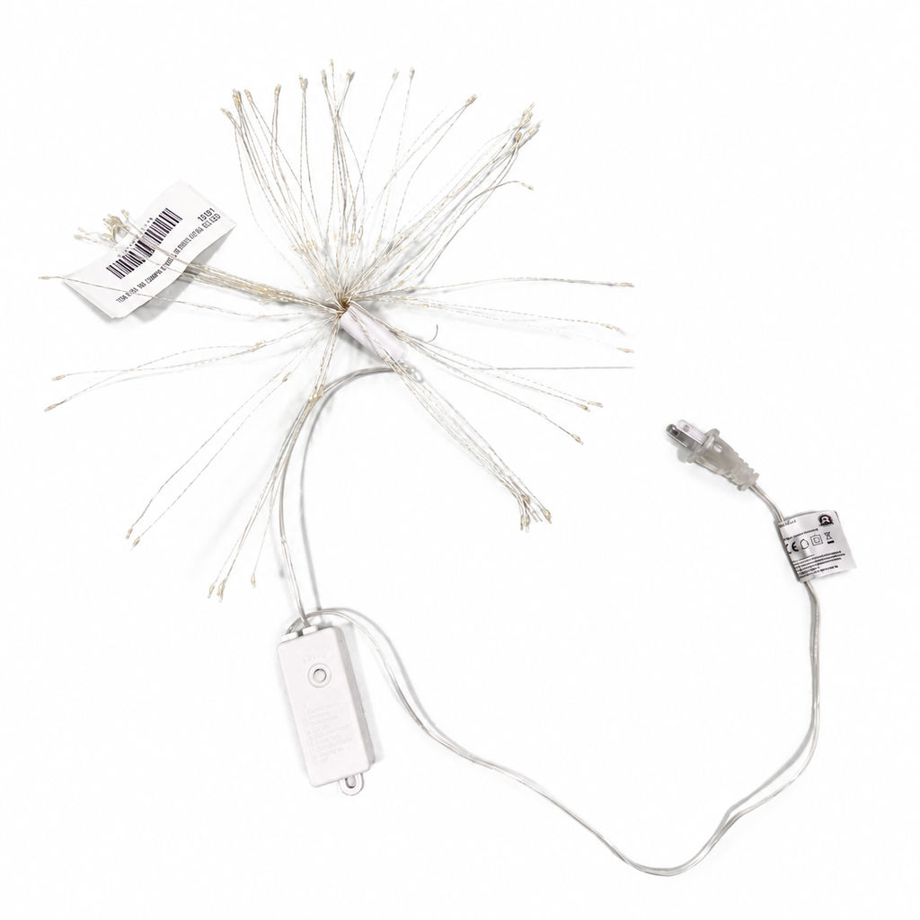 LUCES LED X 100 LED FUEGOS ARTIFICIALES ALAMBRE CON 1 BOLA ROJO