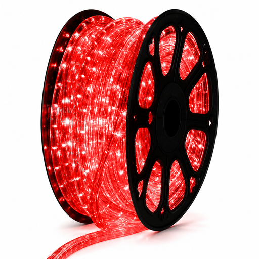 [L2478] LUCES LED MANGUERA X 100 MTRS ROSADA 2V 32L CORTE .50 CMS X 5 CABLES DE PODER