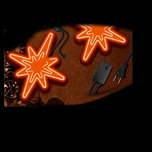 [L2209] LUCES NEON FLEX FIGURA ESTRELLA FUGAZ MULTICOLOR CON MOVIMIENTO