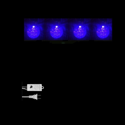 [L1601] LUCES LED LINEAL CON BOLAS CON TIRAS MULTICOLOR 10L 5 METROS