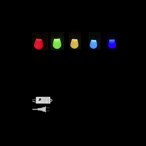 [L1611] LUCES LED LINEAL CON ST38 MULTICOLOR 10L 3 METROS