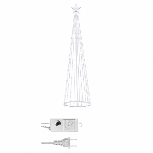 [L1627] LUCES LED ARBOL 240L 2.1 METROS ALTO CON ESTRELLA MULTICOLOR